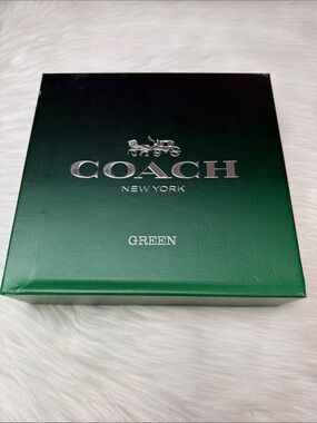 Coach Green Empty Gift Box